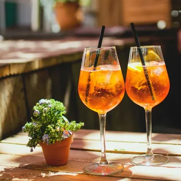 Aperol im Glas